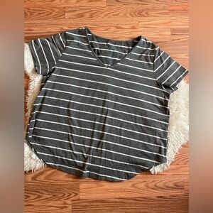 Women’s Striped V-Neck Tee NWOT